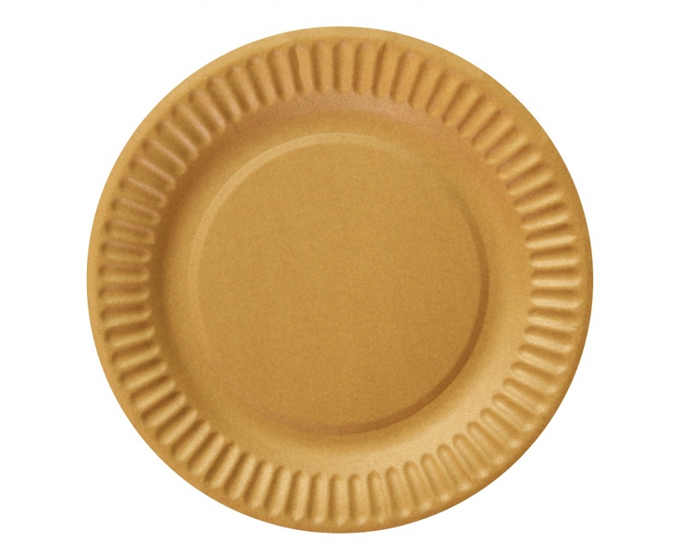 Talerzyki papierowe złote