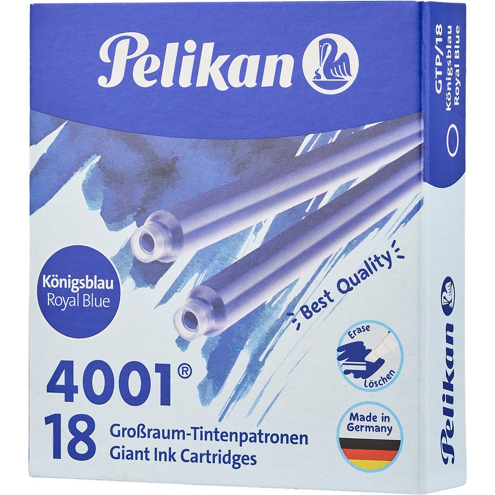 Pelikan Naboje atramentowe długie niebieskie 18 szt.