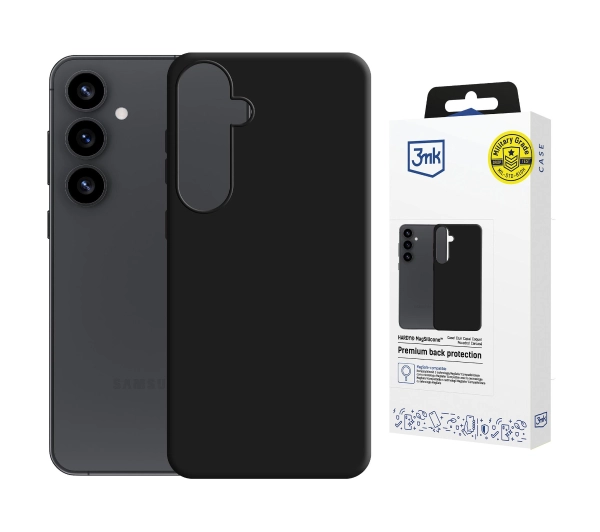 3mk Hardy MagSilicone Black do Samsung Galaxy S25+