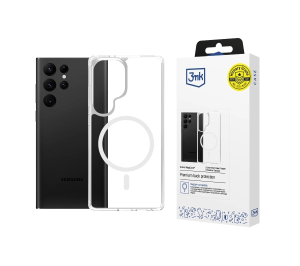 3mk Armor MagCase do Samsung Galaxy S24 Ultra Przezroczysty