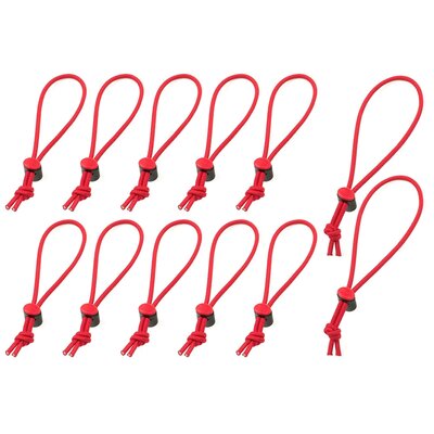 Opaski zaciskowe THINK TANK Red Whips V2 Czerwony (12 szt.)