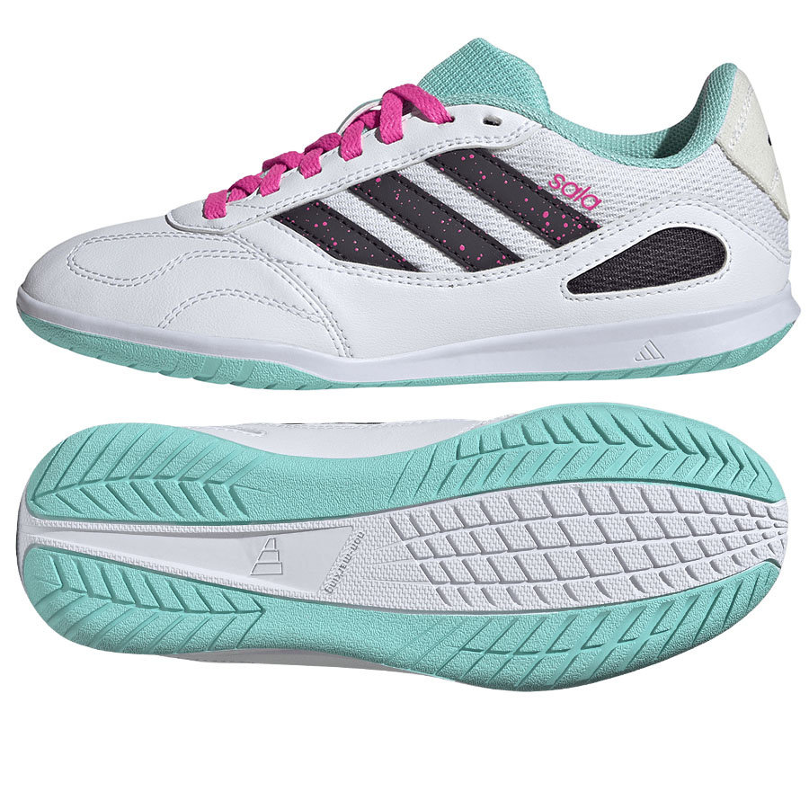 Buty adidas Super Sala III Jr IN JR5400 biały 38 2/3