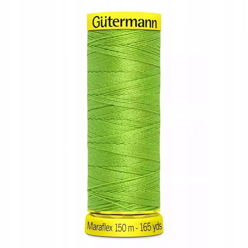Nici elastyczne jasna zieleń Gutermann Maraflex