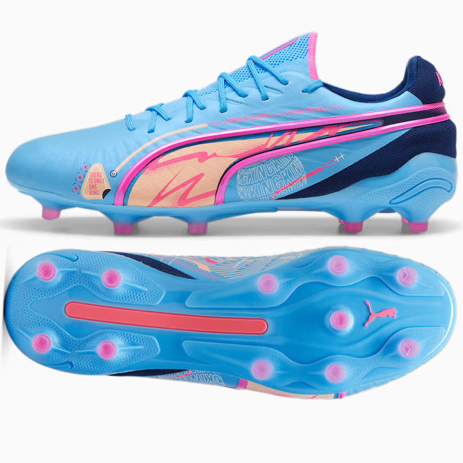Buty Puma KING Ultimate Vol. Up FG/AG 108069-01 niebieski 42 1/2