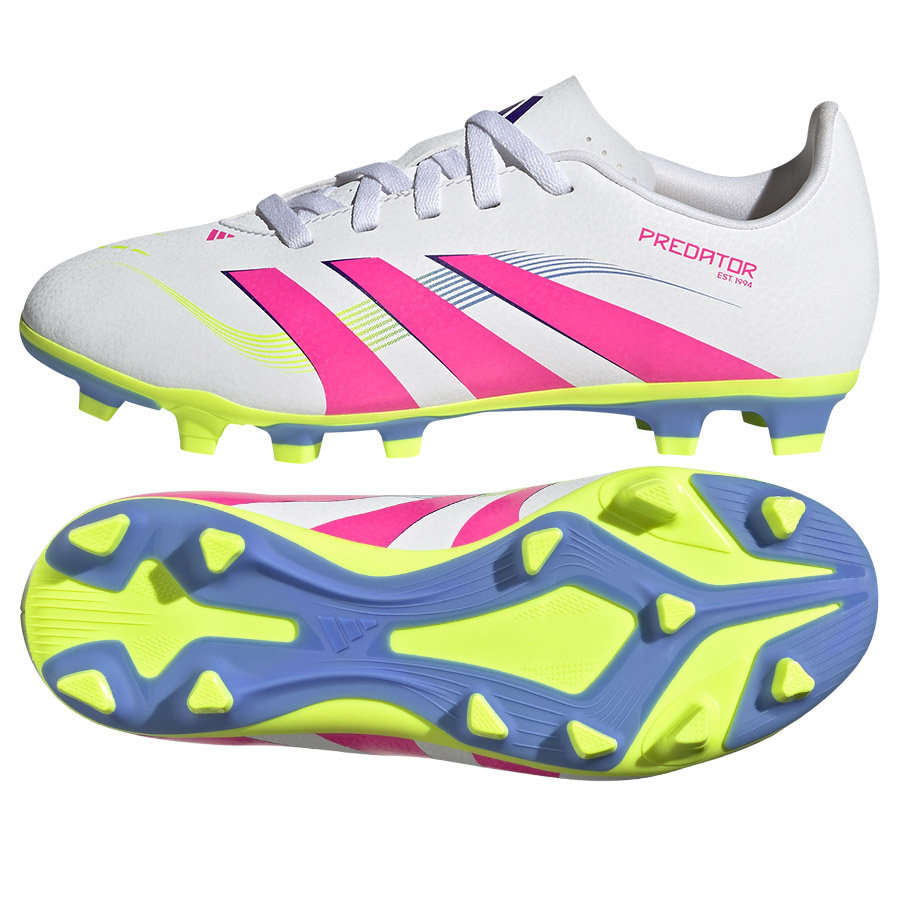 Buty adidas Predator Club Jr FG/MG ID3810 biały 29