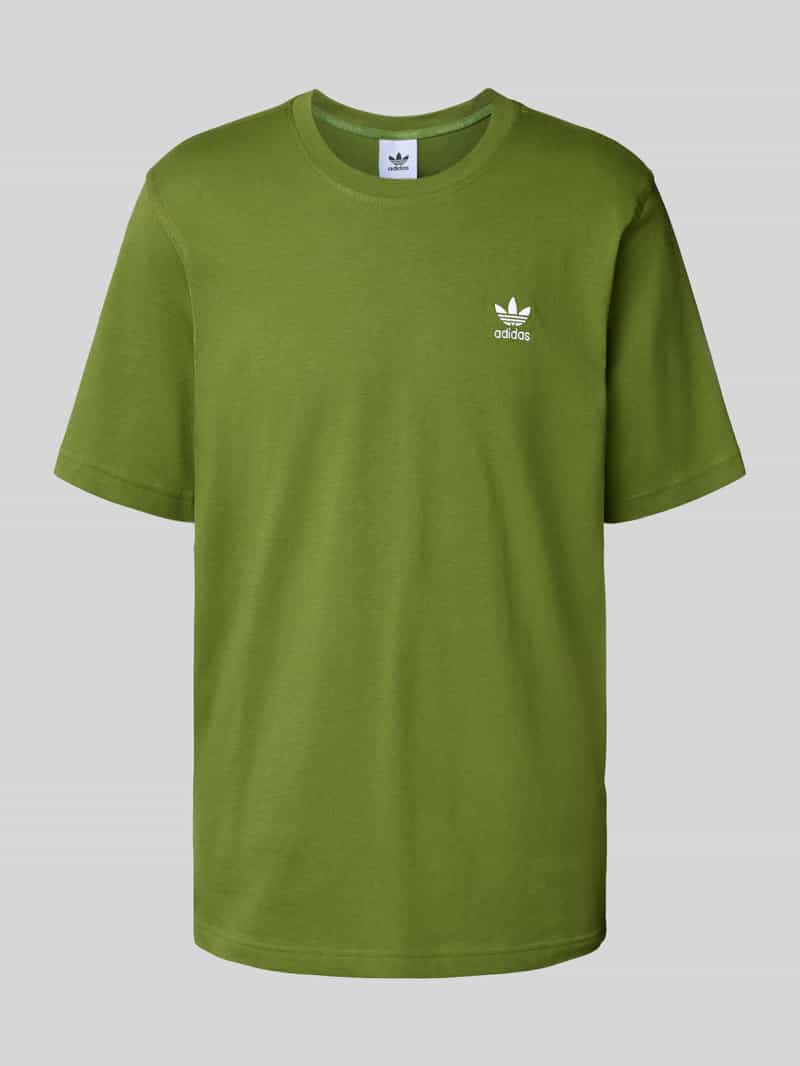 T-shirt z wyhaftowanym logo