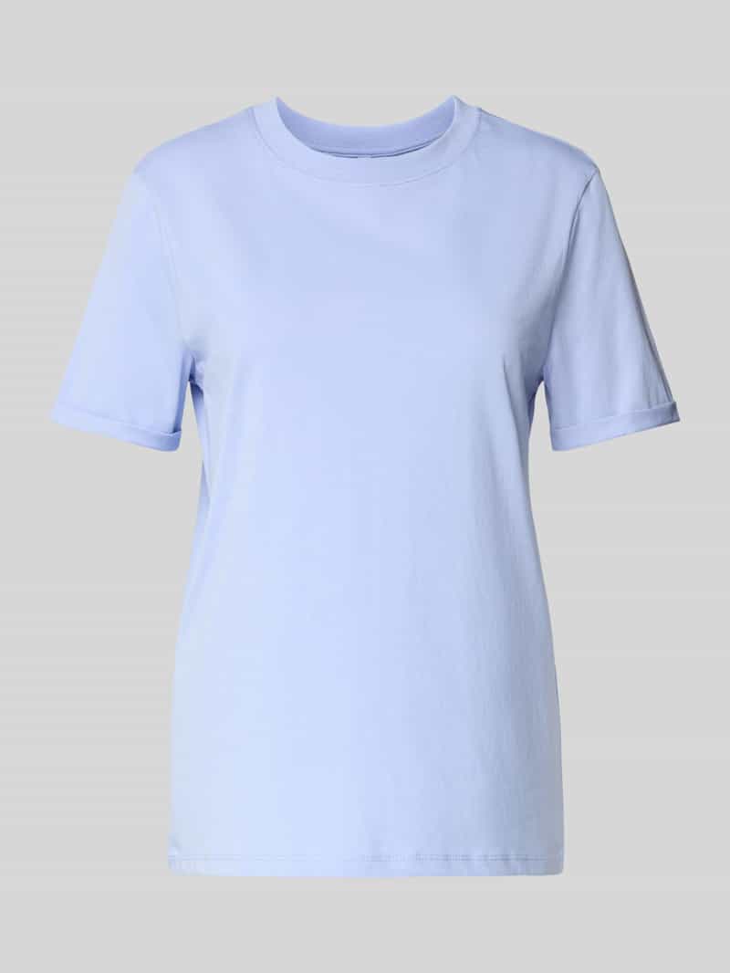 T-shirt o kroju regular fit z czystej bawełny model ‘RIA’