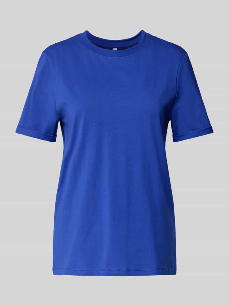 T-shirt o kroju regular fit z czystej bawełny model ‘RIA’