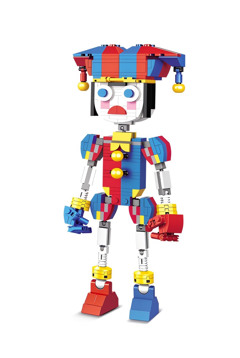 Pomni Niesamowity Cyrk Klaun – Zestaw Klocków 330 elementów - Robot 06Pomni Niesamowity Cyrk Klaun – Zestaw Klocków 330 elementów - Robot 06 Pomni N..