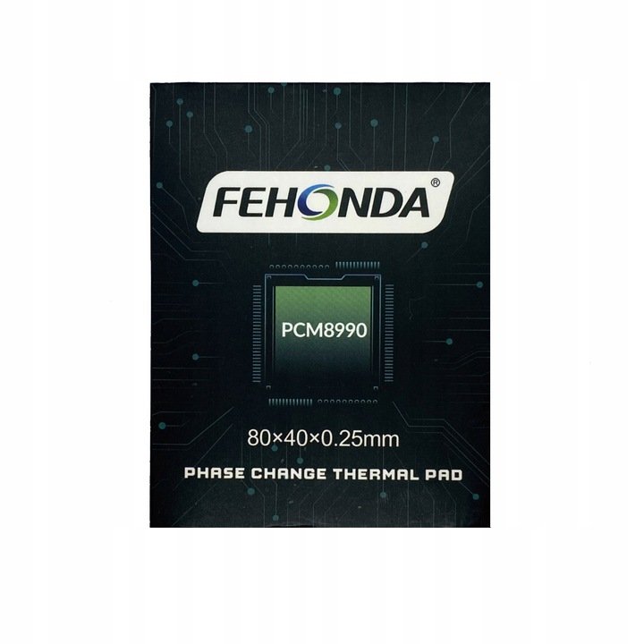 Termopad 0,25mm FEHONDA PCM8990 8.5 W/mk 80x40x0,25mm thermalpad na CPU GPU
