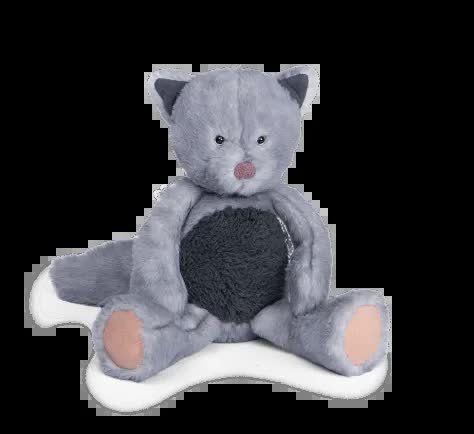 MOULIN ROTY Mały pluszowy kot Les Baba Bou 30 cm