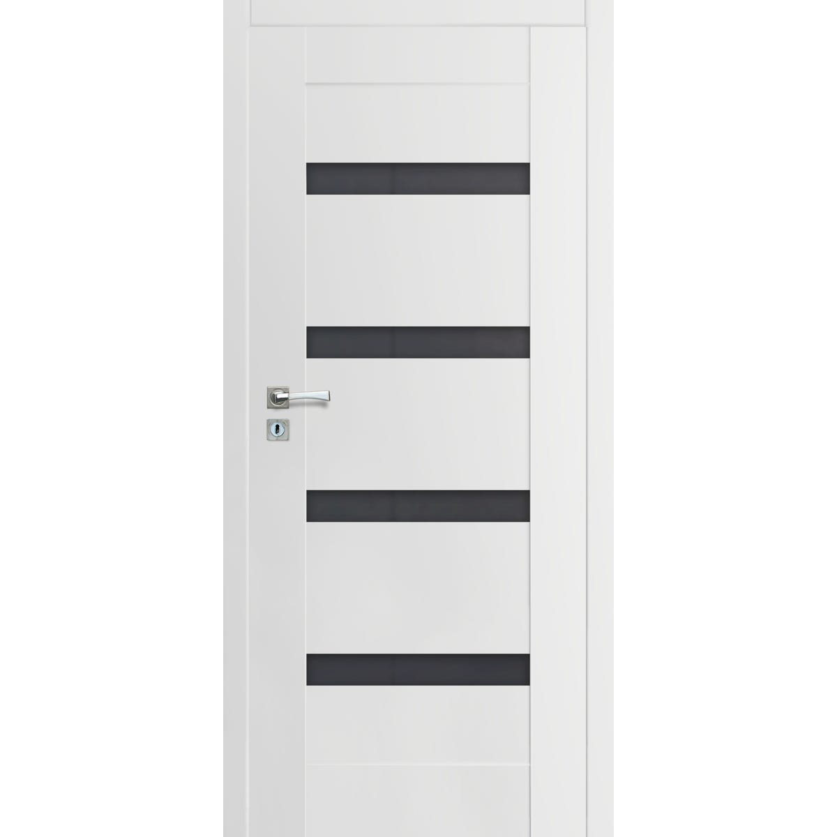 ARTENS Drzwi wewnętrzne Parma Nero białe 90 prawe