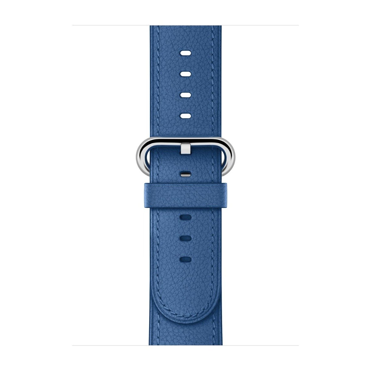 Apple Skórzany pasek z klamrą klasyczną w kolorze morskiego błękitu do koperty 42mm / 44mm / 45mm / 46mm / 49mm - rozmiar M/L