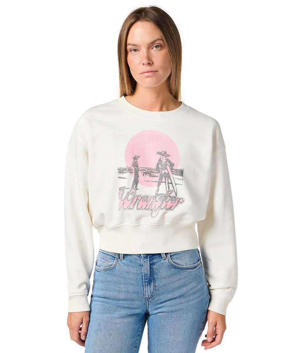 Bluza Wrangler RELAXED SWS 112362584 Vintage White XXS