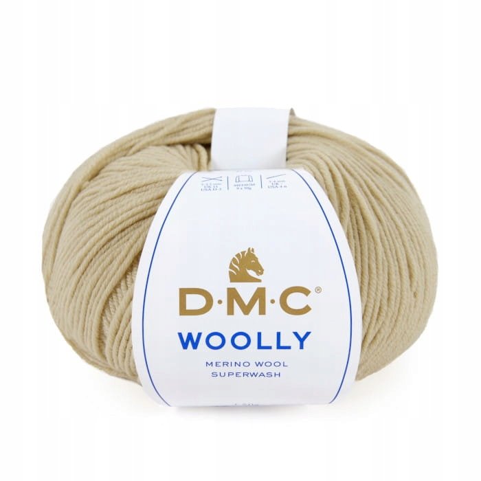 Włóczka DMC Woolly 100% wełna merino kol. 111 beżowy