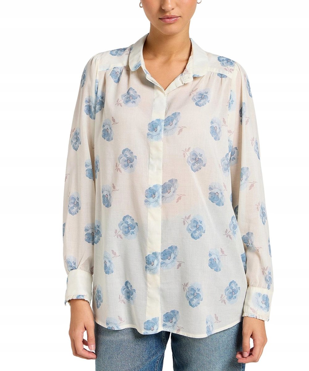 Koszula Lee SHIRRED BLOUSE 112355158 Shy Blue Floral XS
