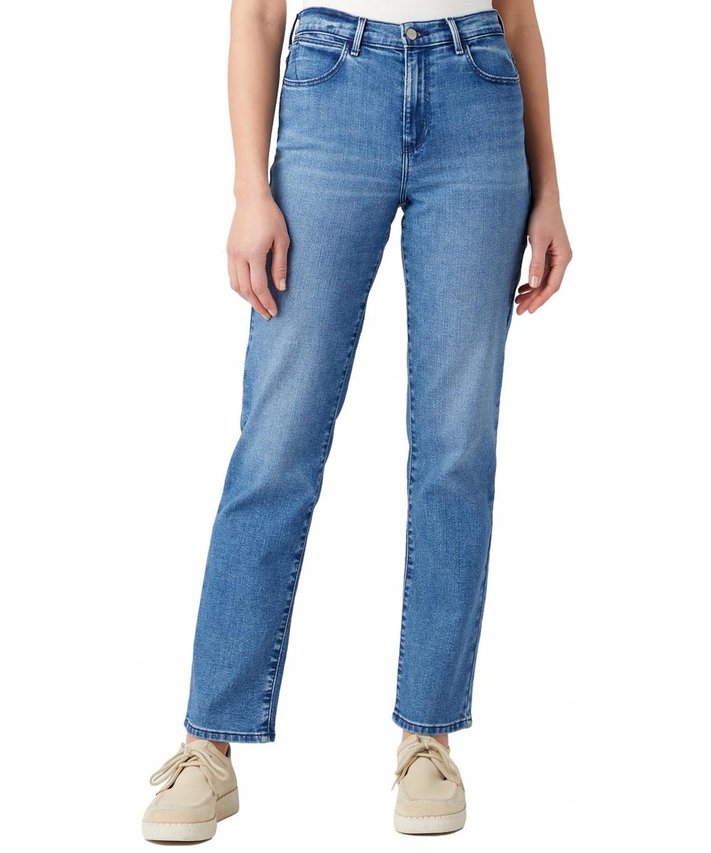 Jeansy Wrangler Straight 112342793 W26R47439 Marmalade W 28 / L 34
