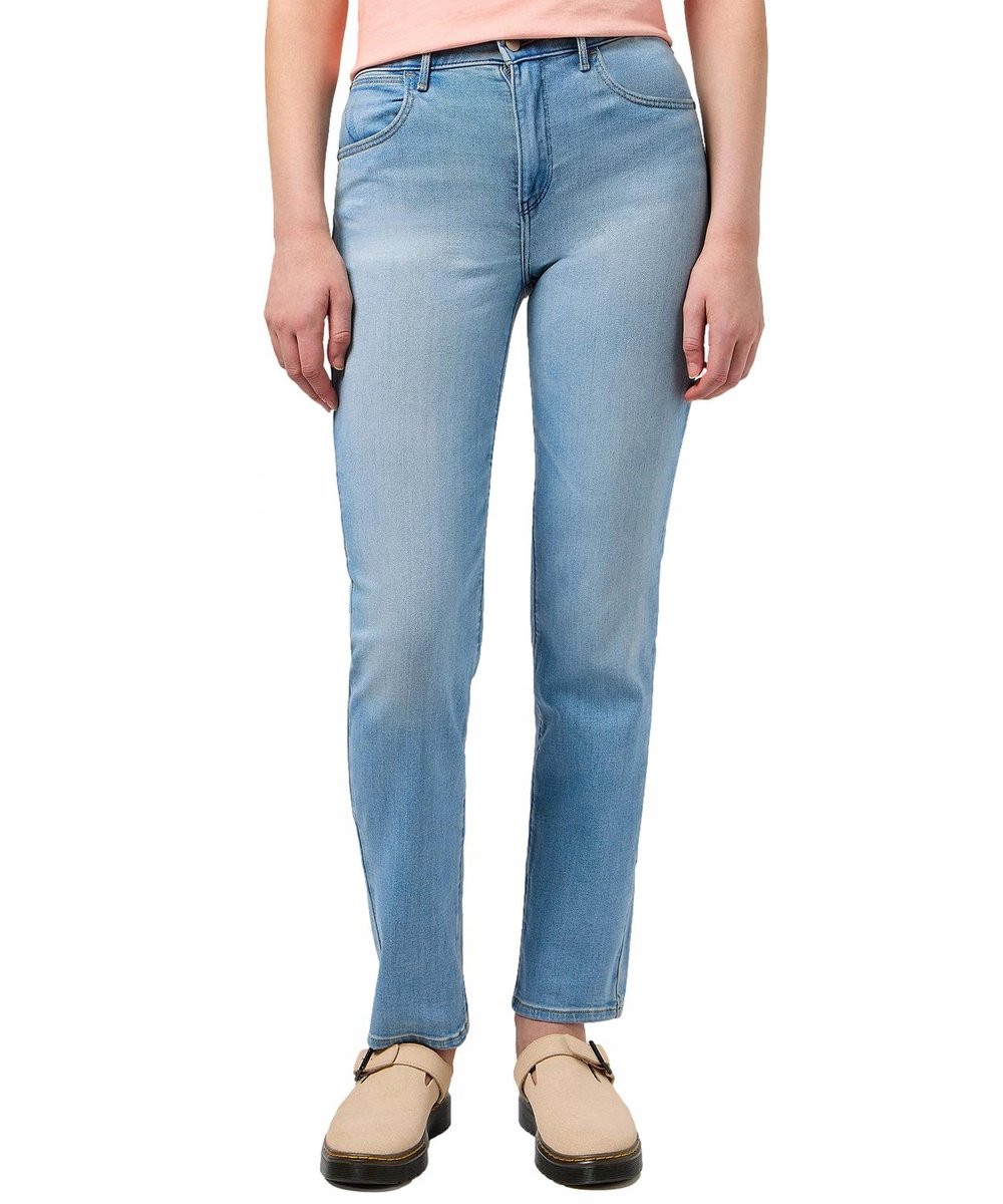 Jeansy Wrangler Straight 112350946 Love Letters W 30 / L 34