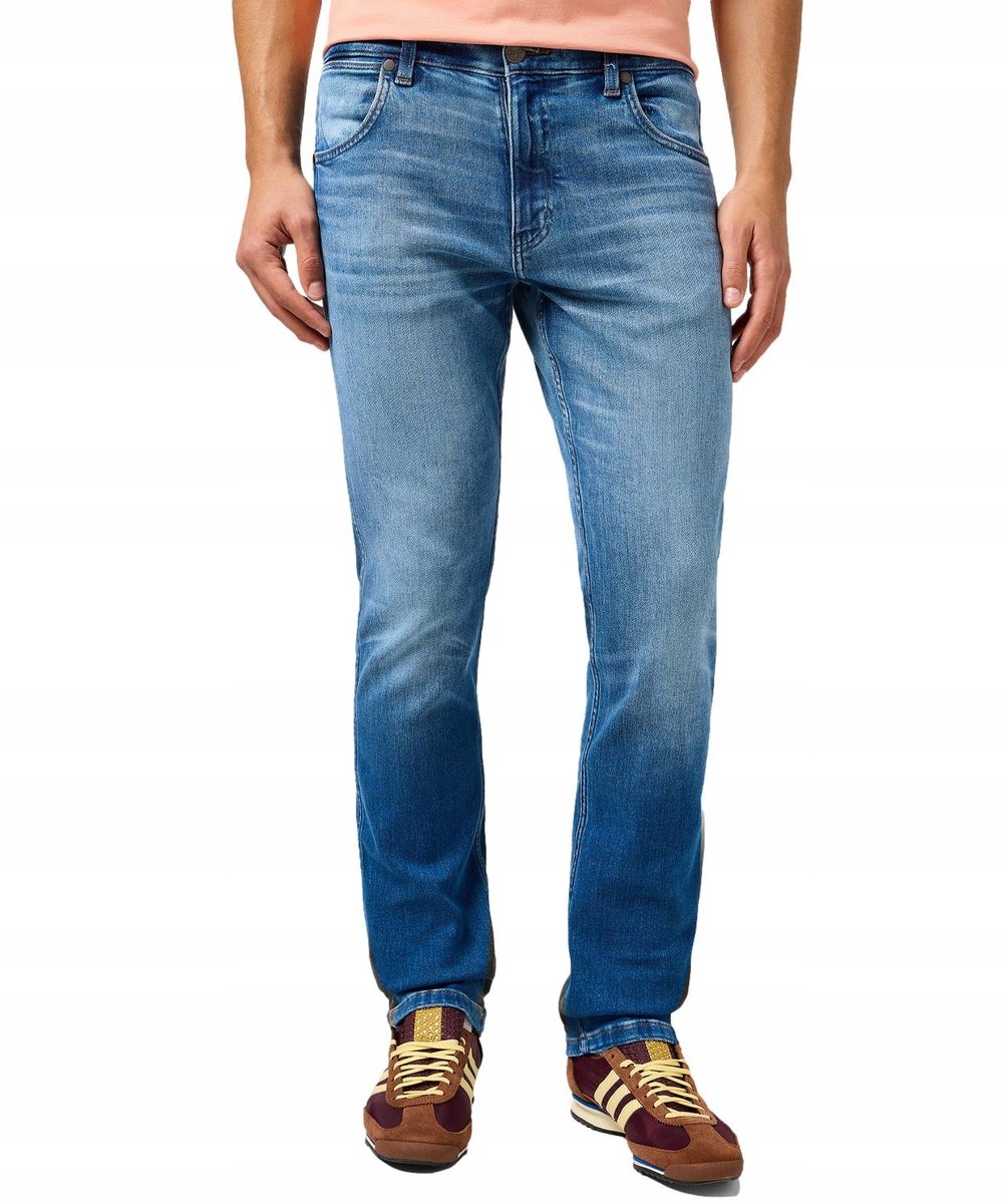 Jeansy Wrangler Greensboro 112362443 Mid Authentic Wash W 38 / L 34