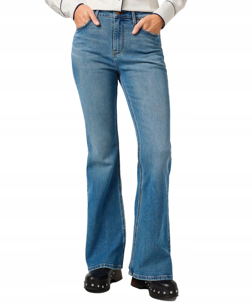 Jeansy Wrangler Fierce Flare 112364512 Sierra W 28 / L 32