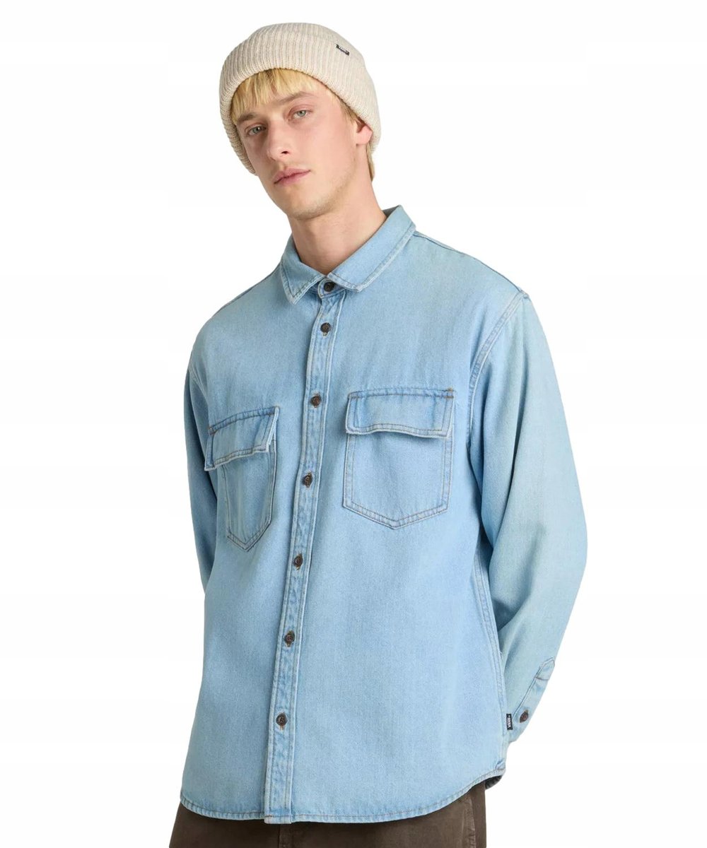 Koszula Vans PALMHILL DENIM LS WOVEN VN000M12IYR Faded Denim L