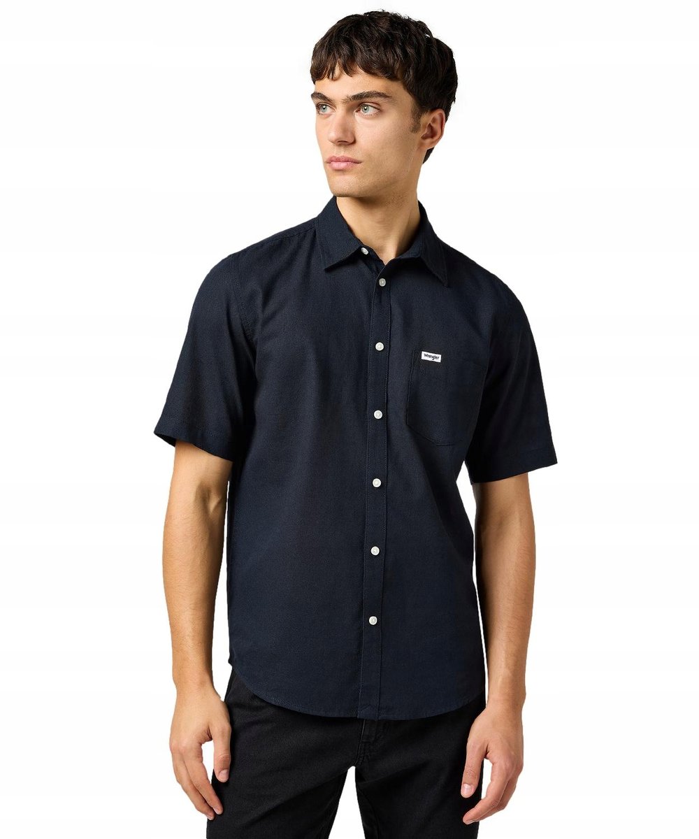 Koszula Wrangler SS 1 PKT SHIRT 112362729 Black L