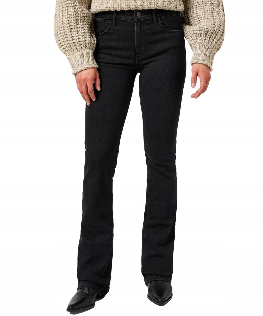 Jeansy Wrangler Bootcut 112358412 Drainpipie W 28 / L 32