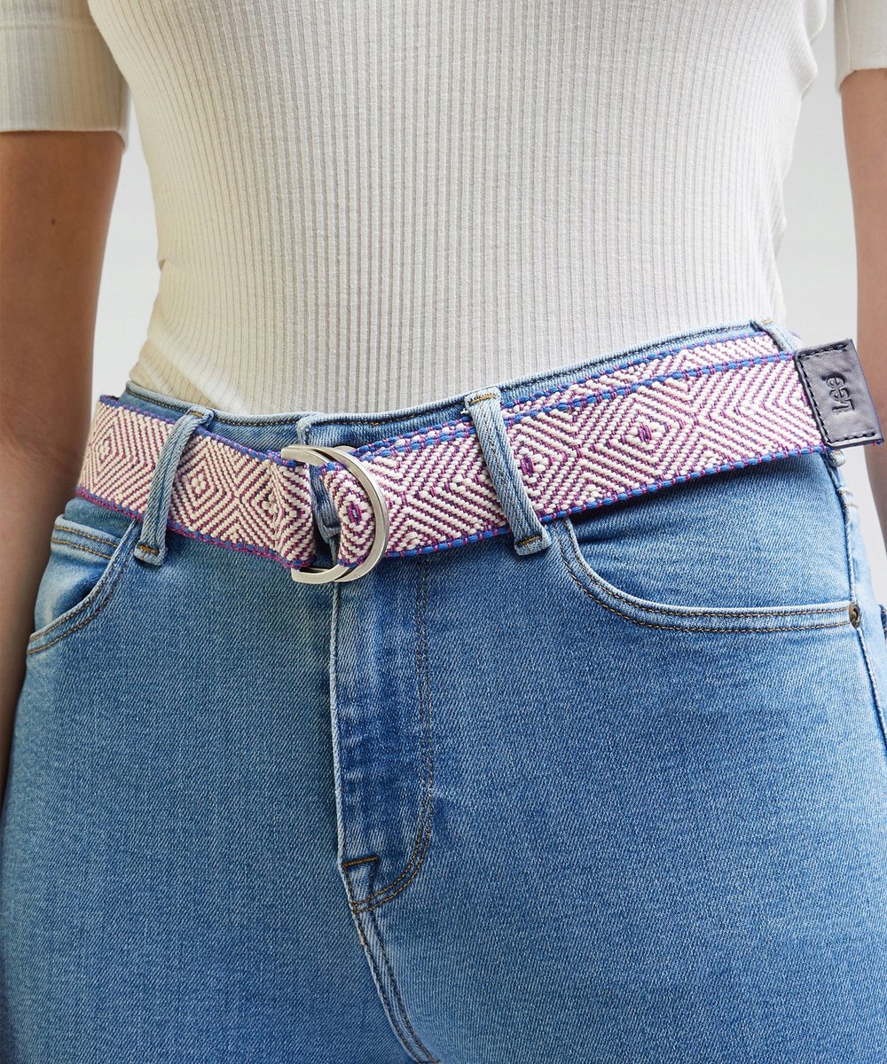 Pasek Lee PATTERN WEBBING BELT LP6009A13 Ferris 90