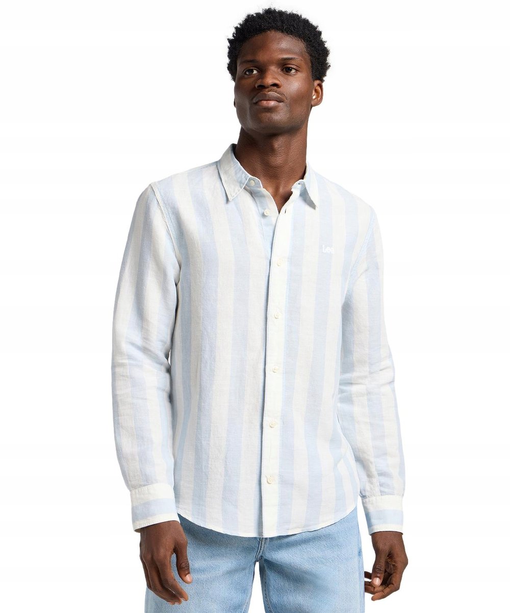 Koszula Lee PATCH SHIRT 112363907 Shy Blue L