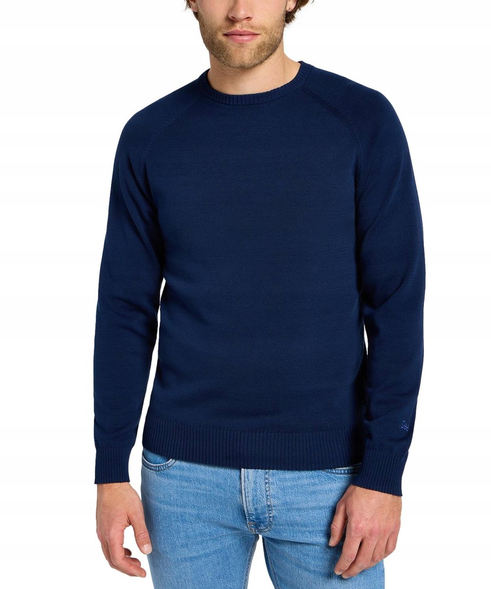 Sweter Lee CLEAN RAGLAN SWEATER 112355671 True Navy M
