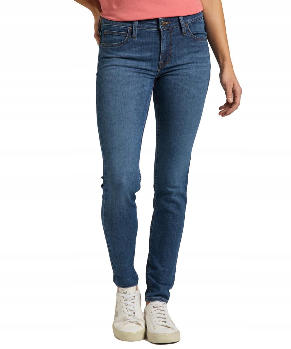 Jeansy Lee Scarlett 112319928 L526CGMZ Mid Worn W 26 / L 29