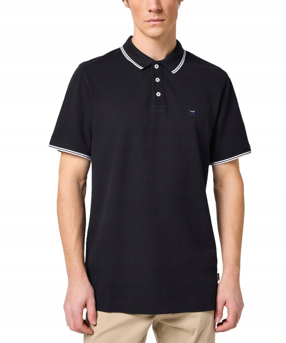 Koszulka Wrangler POLO SHIRT 112350404 Black M