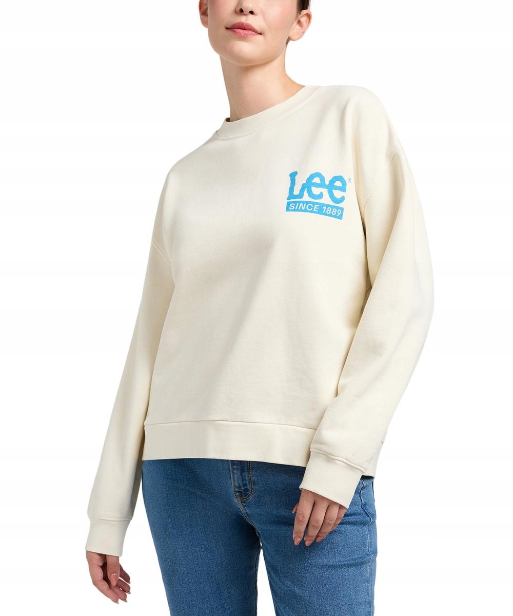 Bluza Lee LOGO SWS 112351132 Ecru S