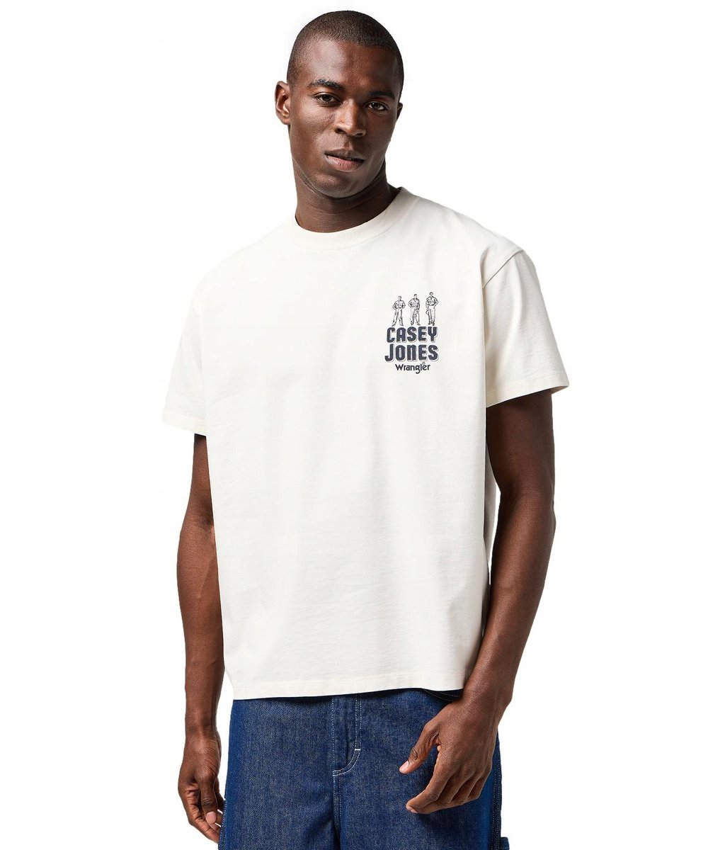 T-shirt Wrangler CJ GRAPHIC TEE 112362910 Vintage White L