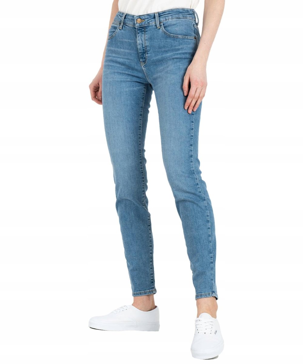 Jeansy Wrangler Skinny W28KKRP21 Mambo Blue 27/32