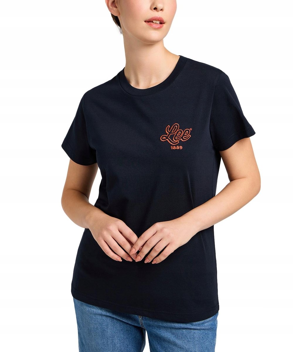 T-shirt Lee SMALL LOGO TEE 112350198 Unionall Black XS