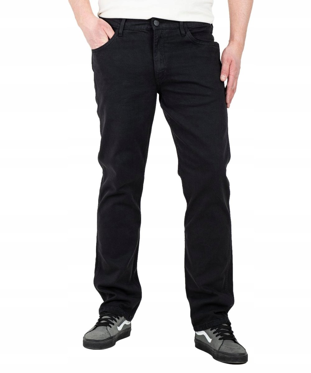 Jeansy Wrangler Greensboro 112362309 Black Rinse W 34 / L 30