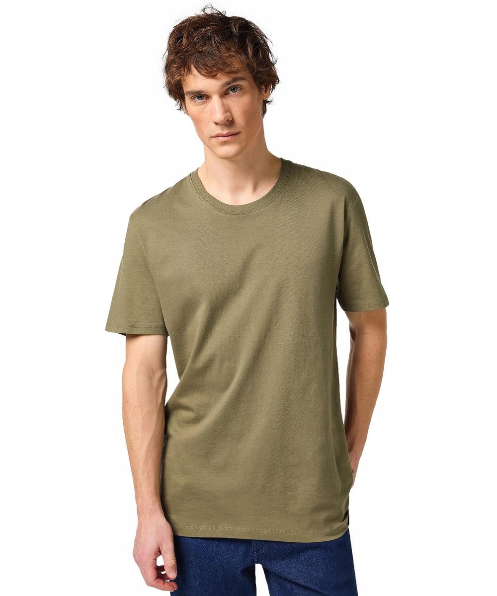 T-shirt Wrangler 2 PACK TEE 112321466 W7G9DHX45 Dusty Olive S