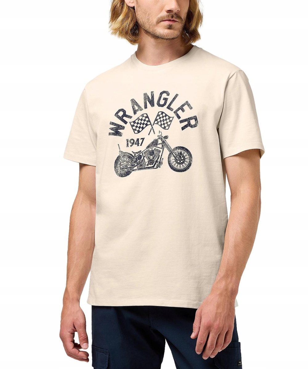 T-shirt Wrangler AMERICANA TEE 112357379 Vintage White XXL