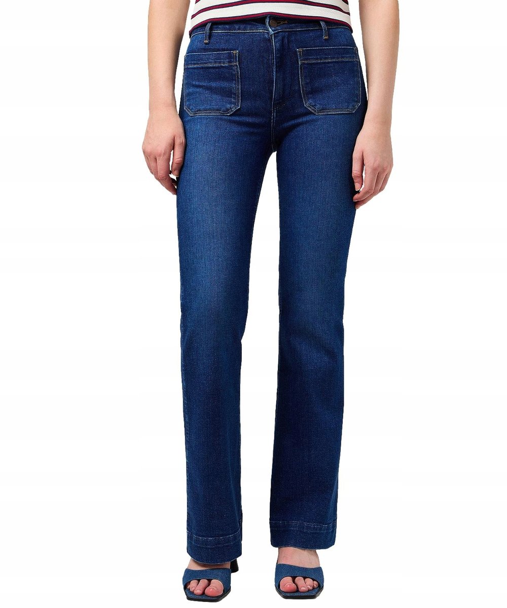 Jeansy Wrangler Flare 112351028 Dark Wash W 28 / L 30