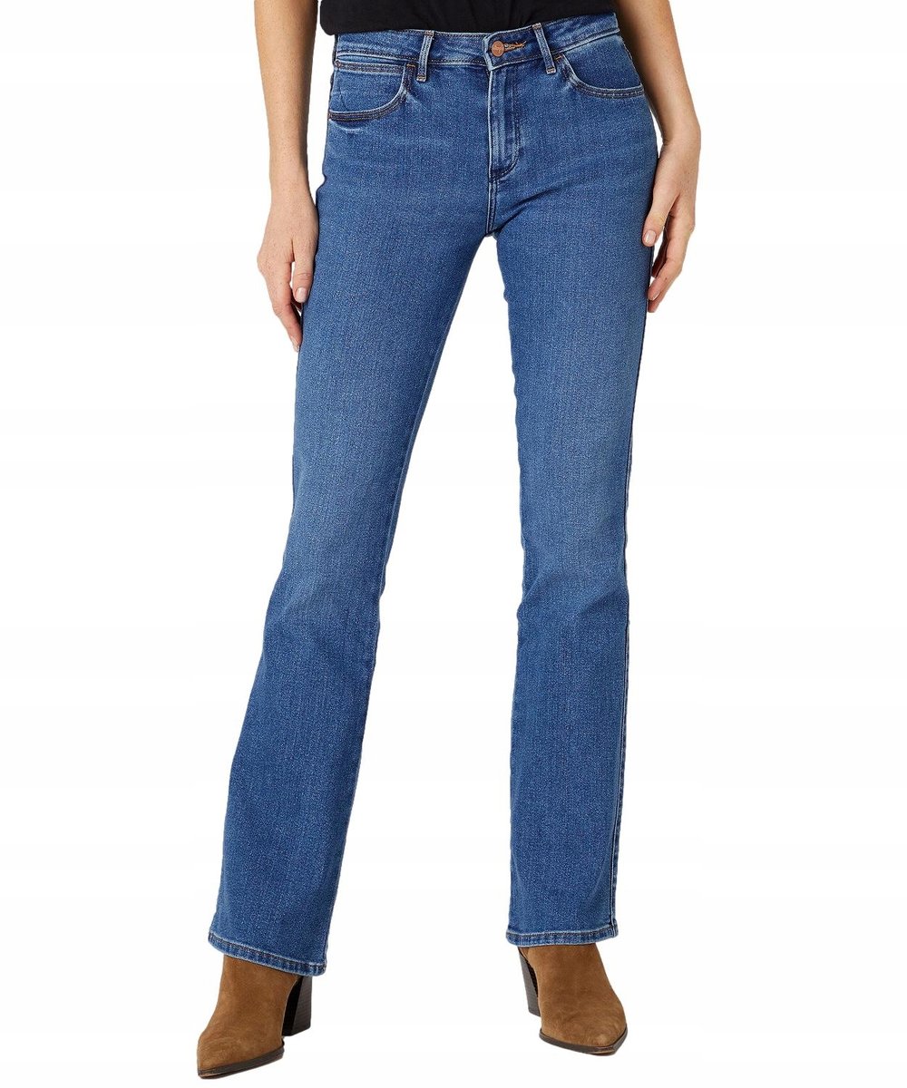 Jeansy Wrangler Bootcut W28B4734R Camellia 28 / 32