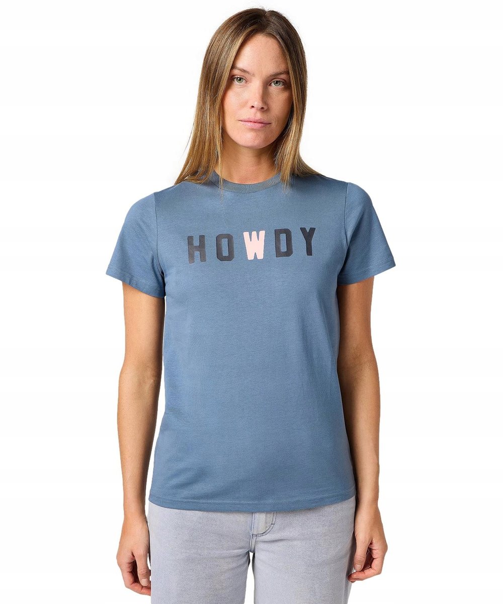 T-shirt Wrangler GRAPHIC TEE 112362575 Dusty Blue S