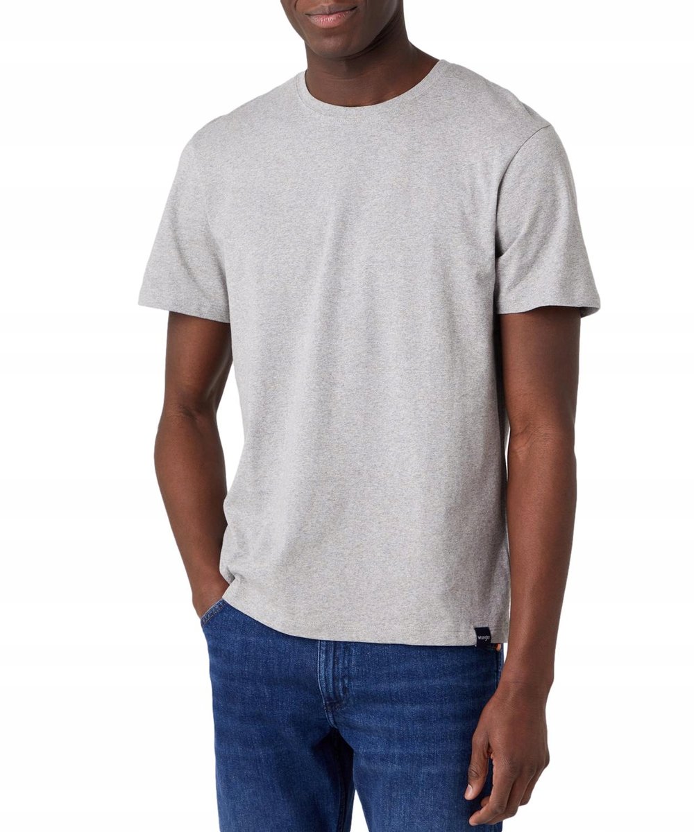T-shirt Wrangler 2 PACK TEE 112321465 W7G9DHX37 Mid Grey Mel 4XL
