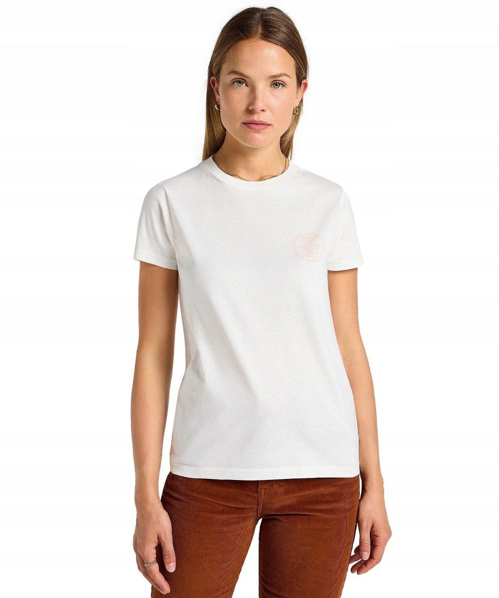 T-shirt Lee SMALL LOGO TEE 112355435 Ecru S