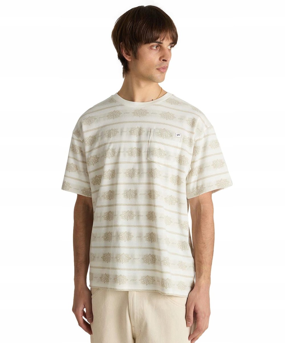 T-shirt Vans LX SHOREBREAK SS KNIT VN000MGWFS8 Mashmallow XL