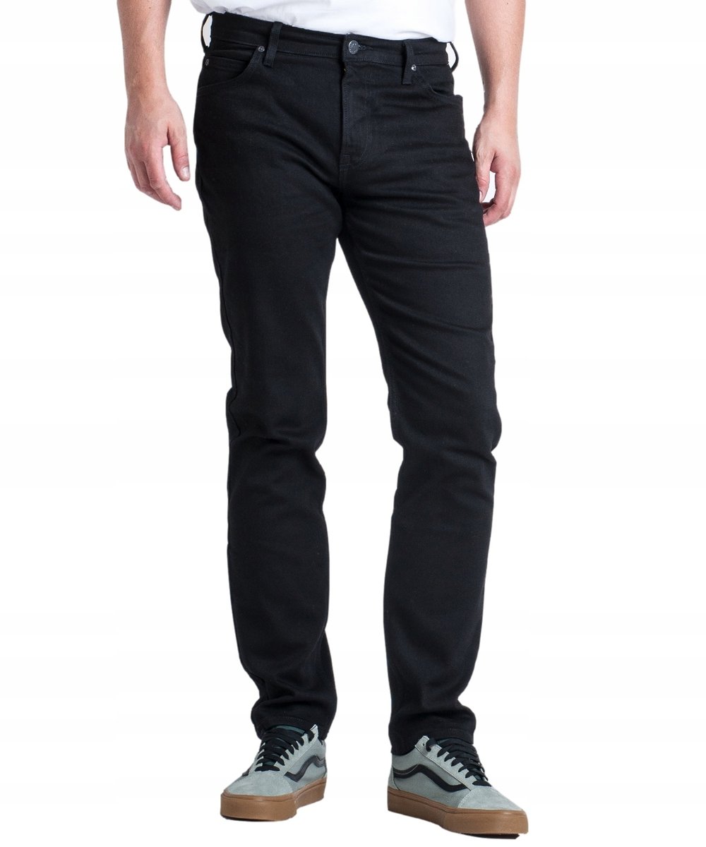 Jeansy Lee Rider 112117653 L701PC47 Black Rinse W 33 / L 32