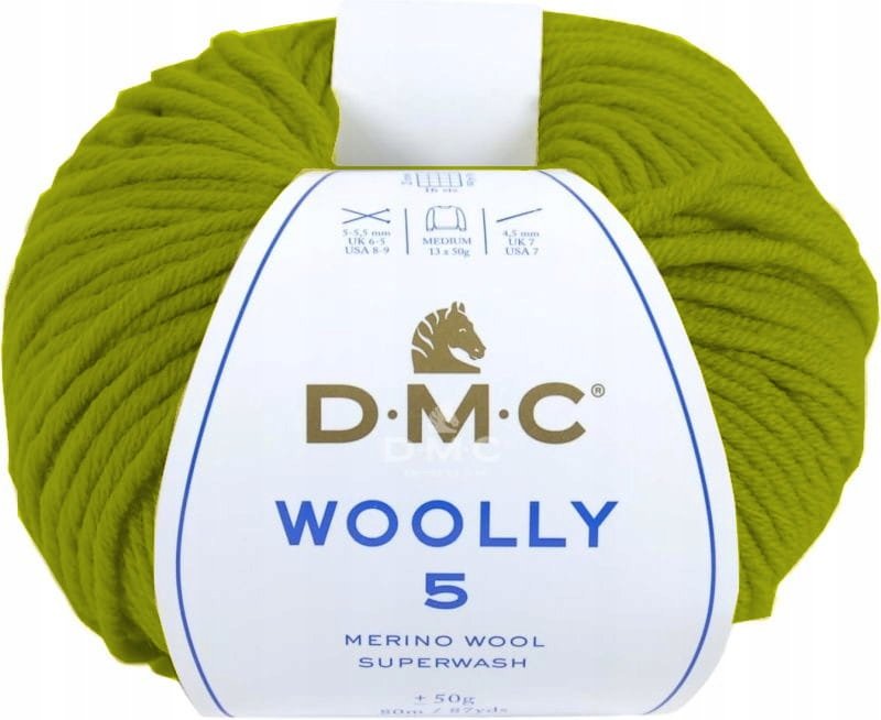 Włóczka DMC WOOLLY 5 kol. 89 / oliwkowy