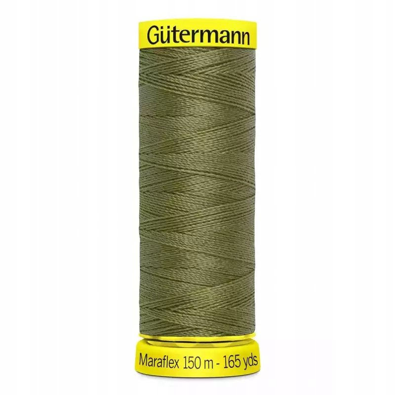 Nici elastyczne zgaszona zieleń Gutermann Maraflex