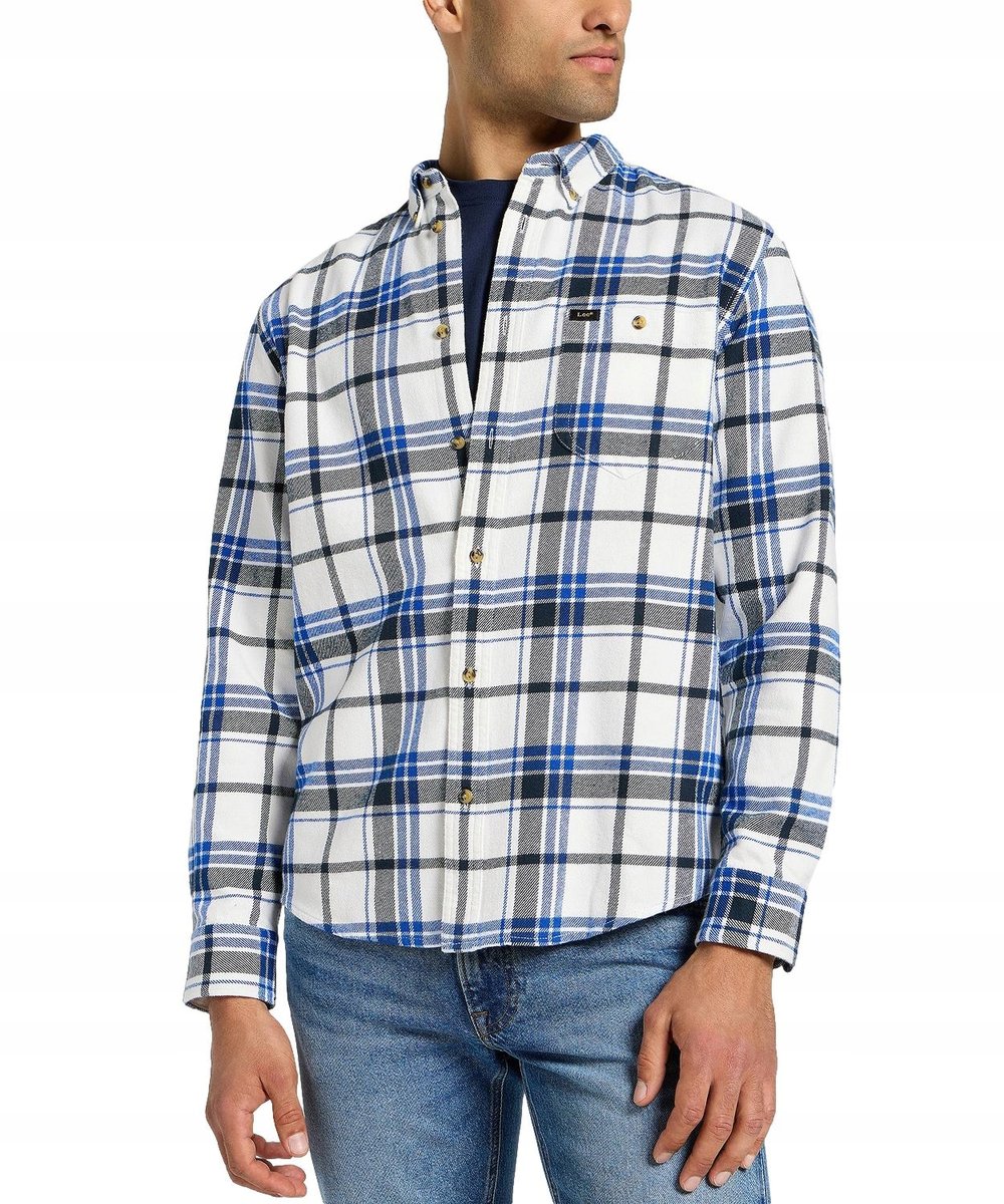 Koszula Lee RIVETED SHIRT 112355646 White L