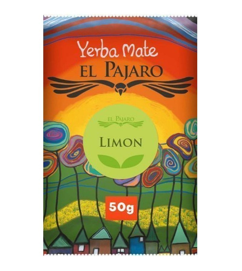 Yerba Mate LIMON El Pajaro 50g